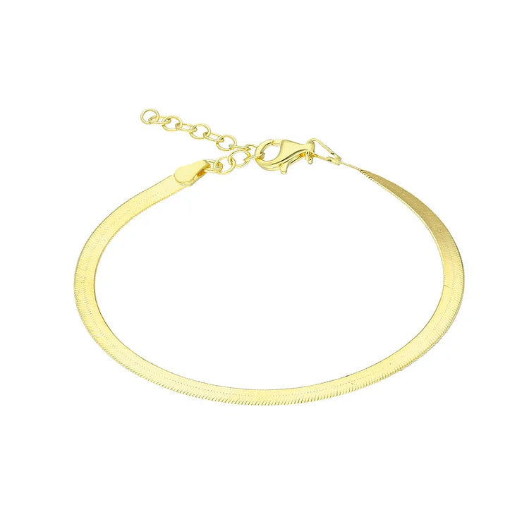 Snake Ankle Bracelet - Isolde-Gold-State of Style