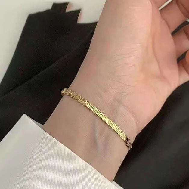 Snake Ankle Bracelet - Isolde-Gold-State of Style