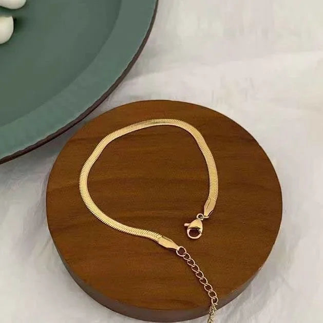 Snake Ankle Bracelet - Isolde-Gold-State of Style