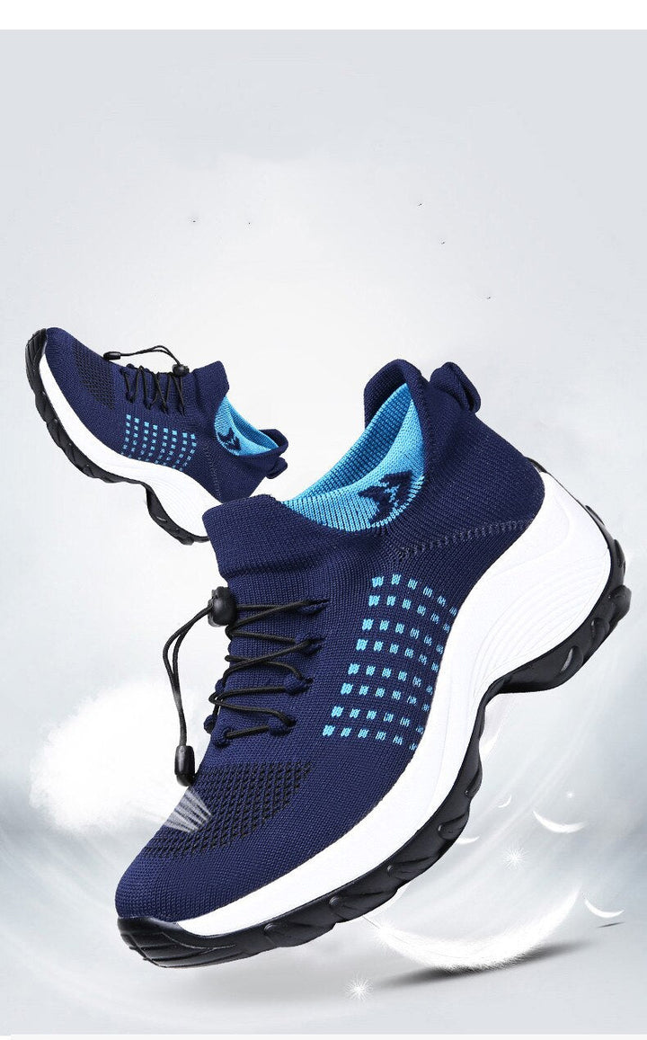 Sneakers with Orthopedic Footbed – Stylish & Supportive Footwear-Black Sky Blue-4.5-State of Style