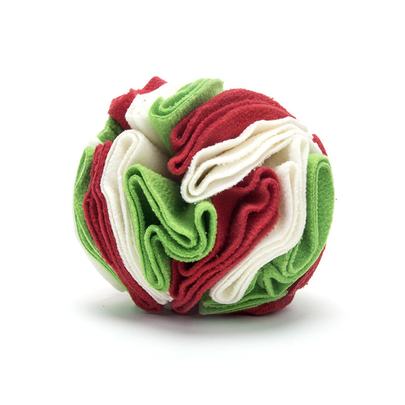 Snuffle Ball for Dogs - PawMaze-Green - Red-15 cm-State of Style