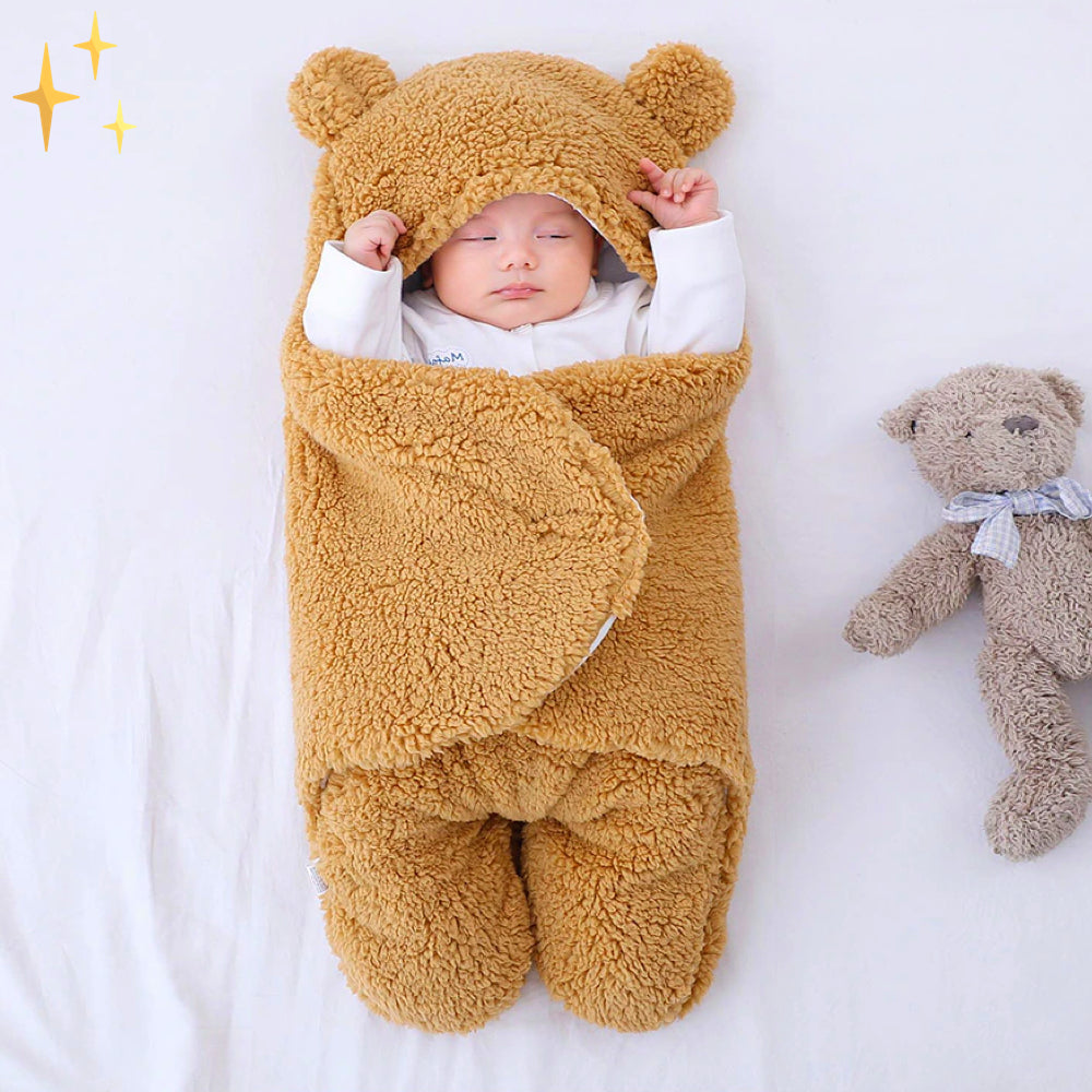 SnuggleNest Baby Sleeping Bag - Soft and Snuggly-Brown-State of Style