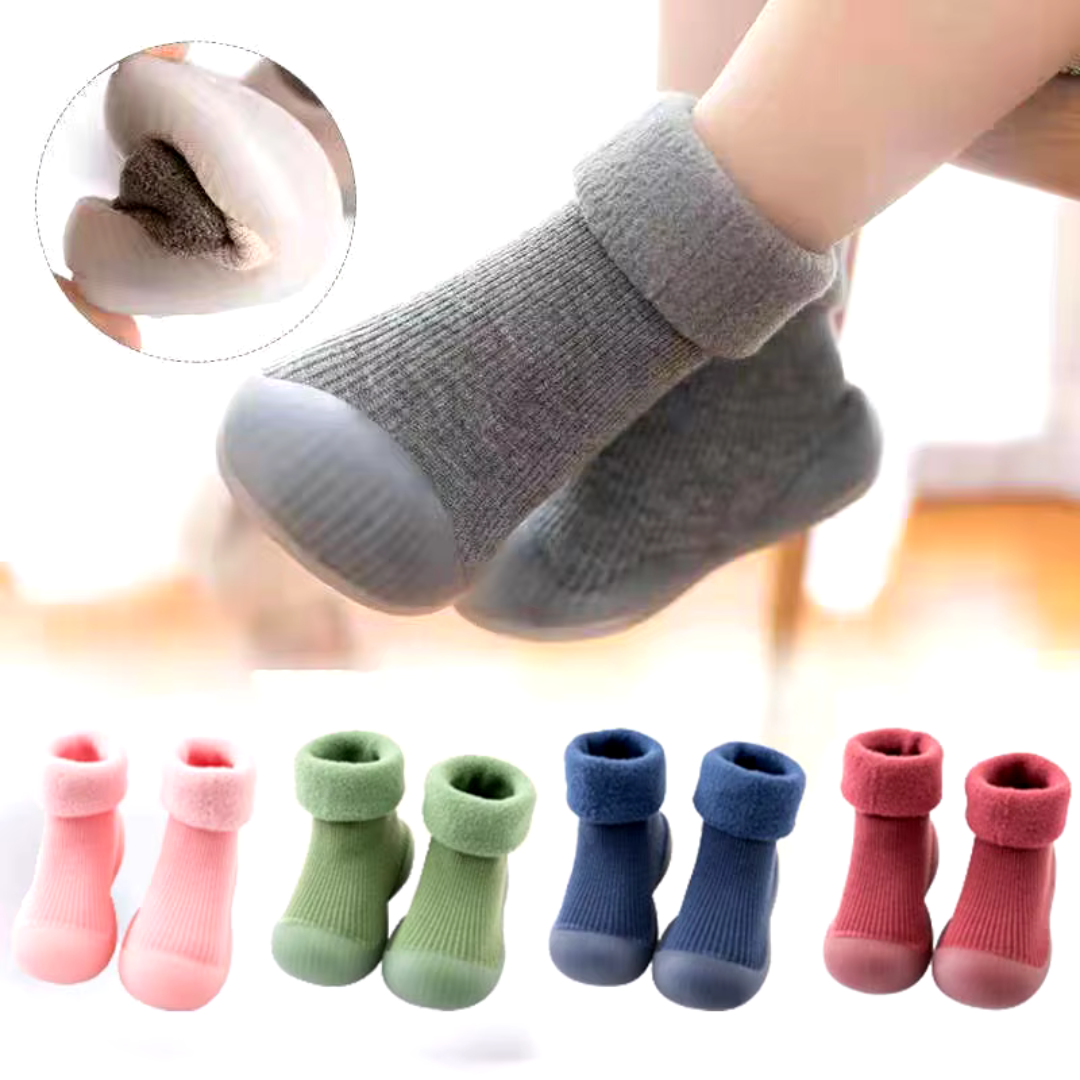 SnugSteps – Comfortable Barefoot Socks for Children-Gray-3-4 (11.5cm)-State of Style