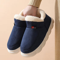 Sofie Comfortable Fur Slippers-Burgundy-5-State of Style