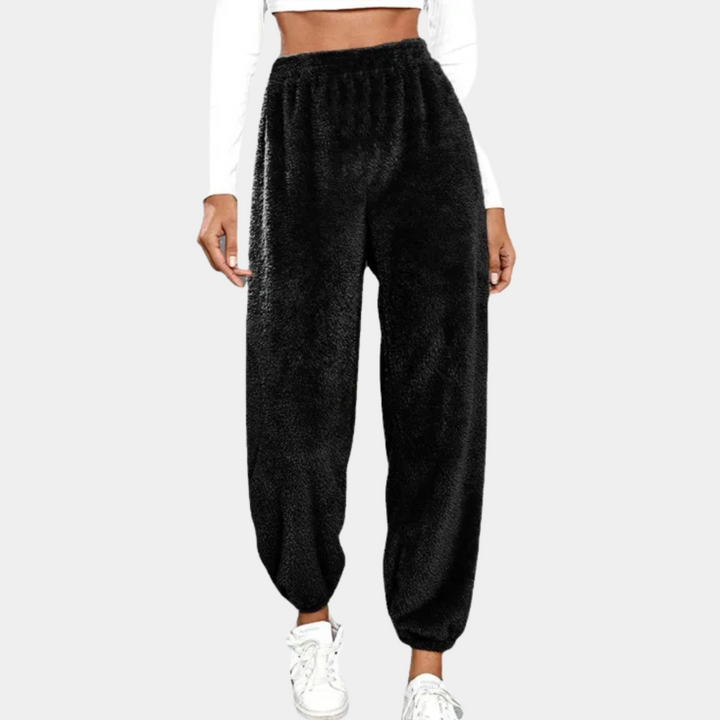 Soft and Comfortable Lounge Pants for Women - Yara-Black-XS-State of Style