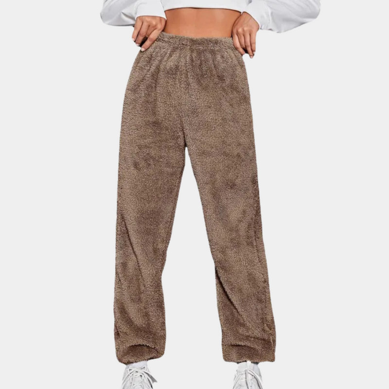 Soft and Comfortable Lounge Pants for Women - Yara-Brown-XS-State of Style