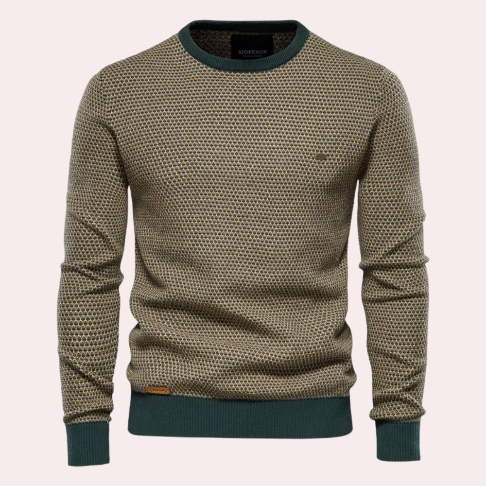 Soft and Warm Men's Sweater - Luca-Green-S-State of Style