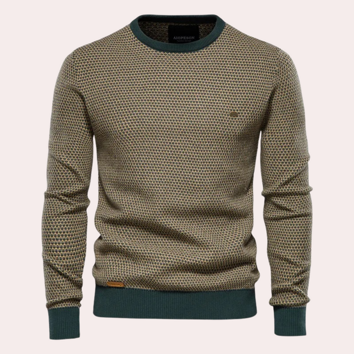 Soft and Warm Men's Sweater - Luca-Green-S-State of Style