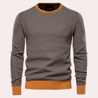 Soft and Warm Men's Sweater - Luca-Orange-S-State of Style