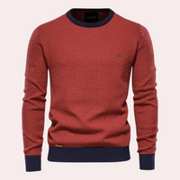 Soft and Warm Men's Sweater - Luca-Red-S-State of Style