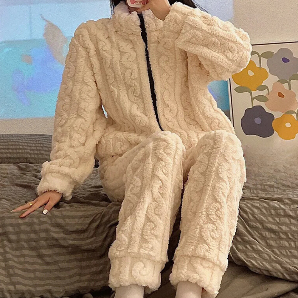 Soft and Warm Onesie for Women - Liora-Black-XS-State of Style