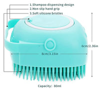 Soft Brush for Bathing & Grooming Pets-Blue-State of Style