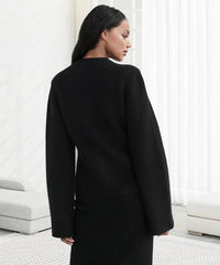 Soft Button-Up Sweater - Eveline-Beige-XS-State of Style