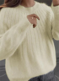 Soft Cashmere Knit Sweater - Sofie-Light Yellow-S-State of Style