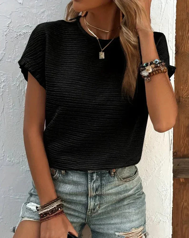 Soft Cotton Ladies T-shirt – Élodie-Light pink-S-State of Style