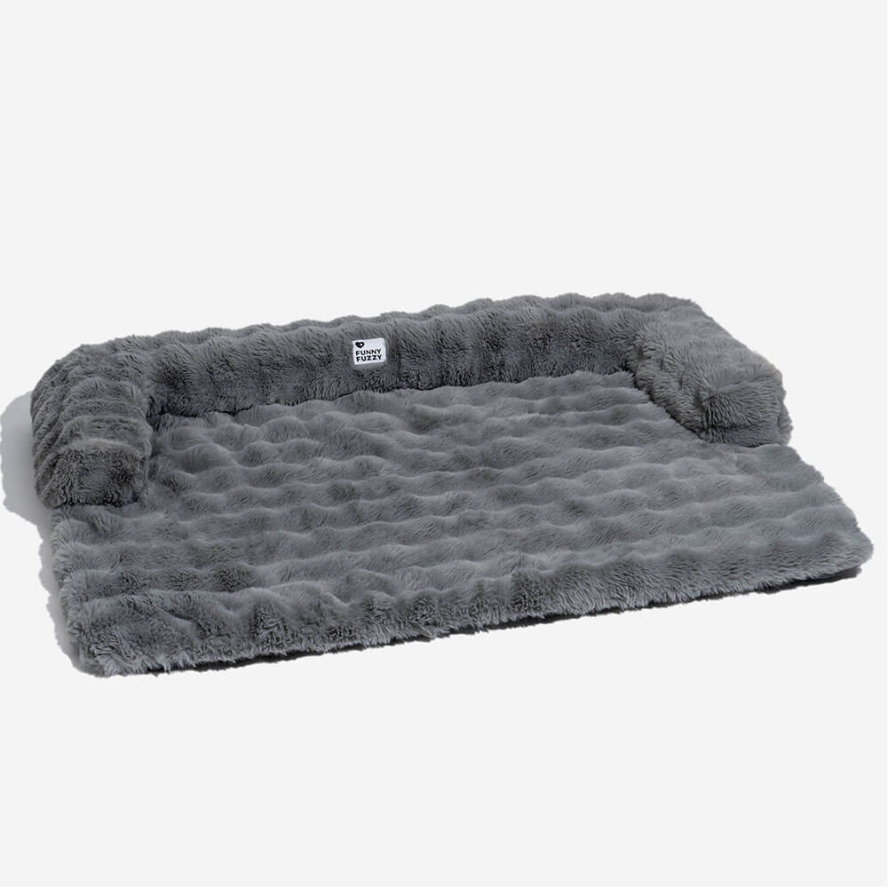 Soft Dog Bed - PlushNest-Grey-S-State of Style