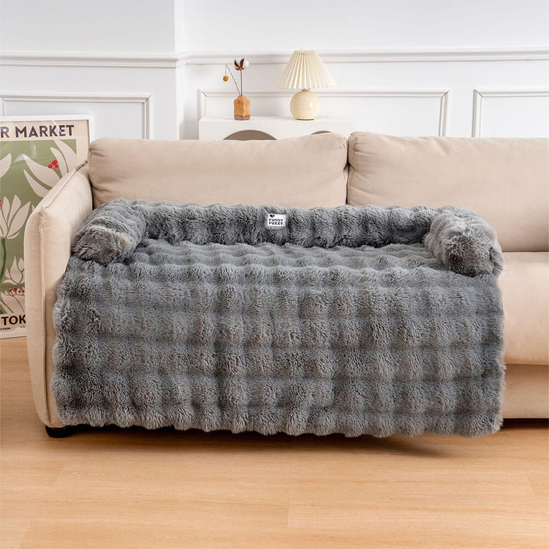 Soft Dog Bed - PlushNest-Grey-S-State of Style