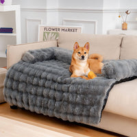 Soft Dog Bed - PlushNest-Grey-S-State of Style
