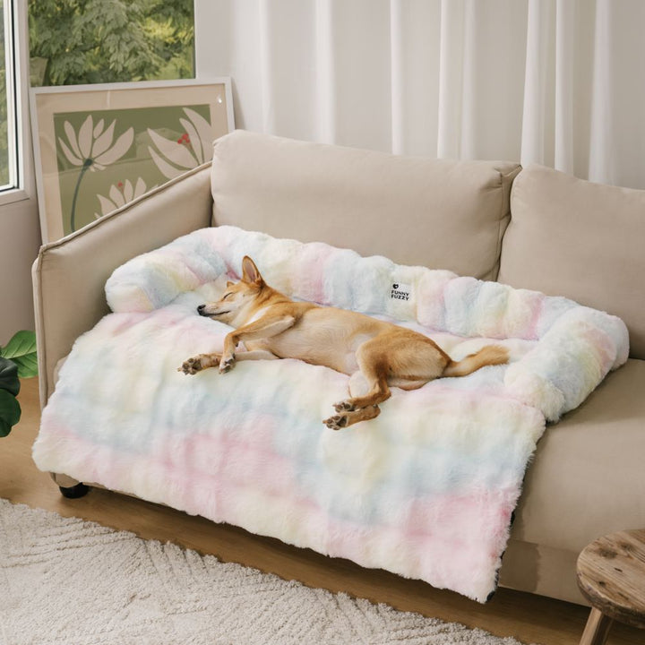 Soft Dog Bed - PlushNest-Multicoloured-S-State of Style
