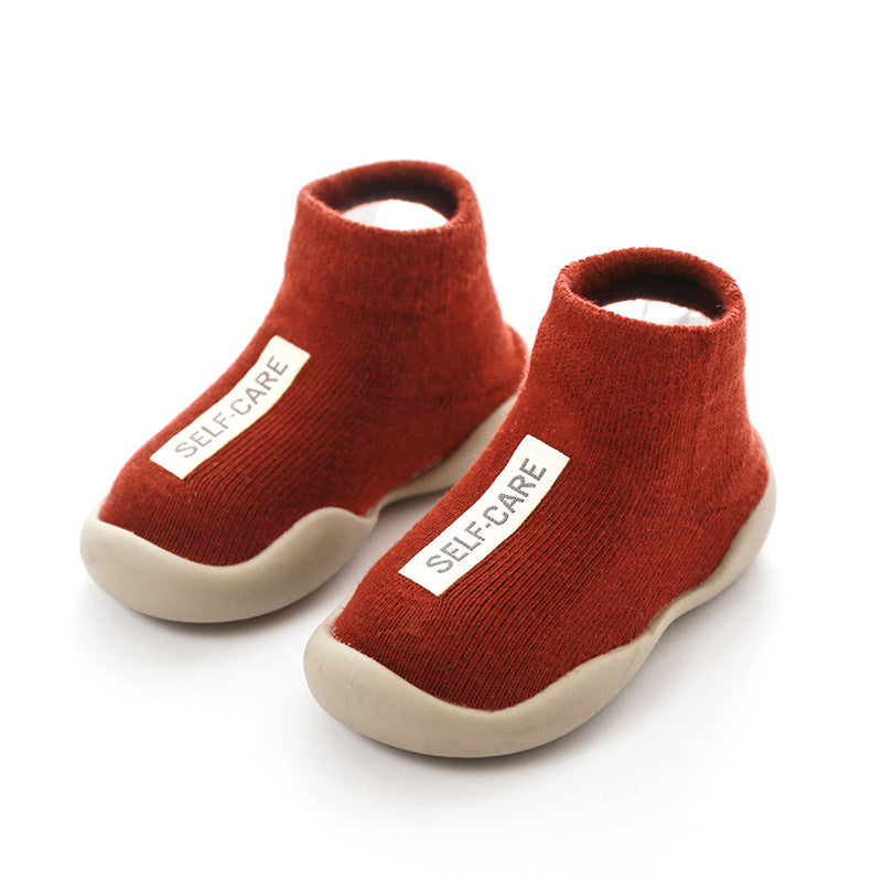 Soft Knitted Toddler Shoes - Anti-Slip Slippers-12-0-6 maanden-State of Style