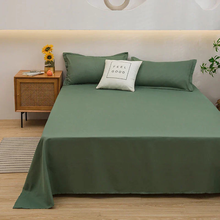 Soft Linen Duvet Cover - SoftLuxe-120x230cm-Green-State of Style
