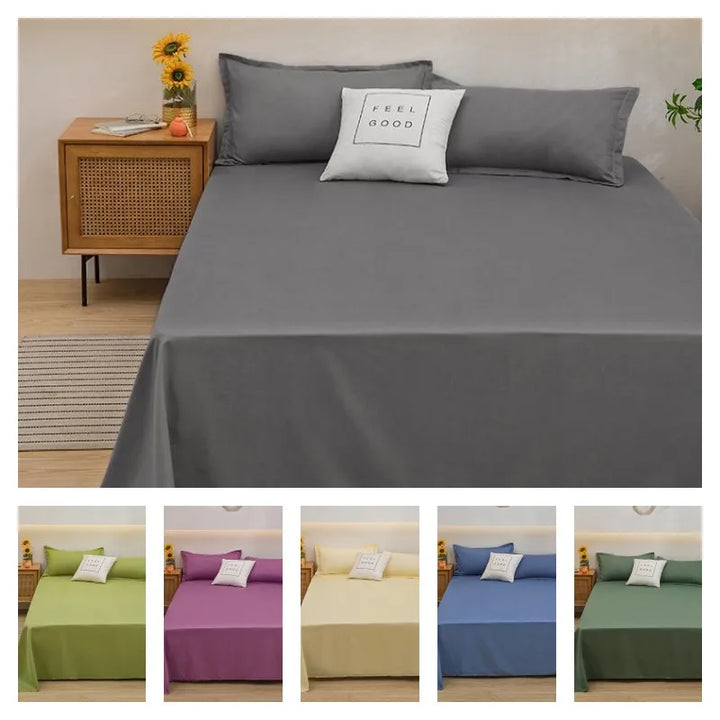 Soft Linen Duvet Cover - SoftLuxe-Light green-120 x 230 cm-State of Style