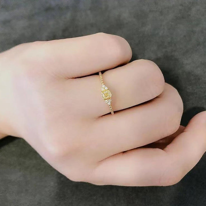 Soft Natural Citrine Ring - Alina-State of Style