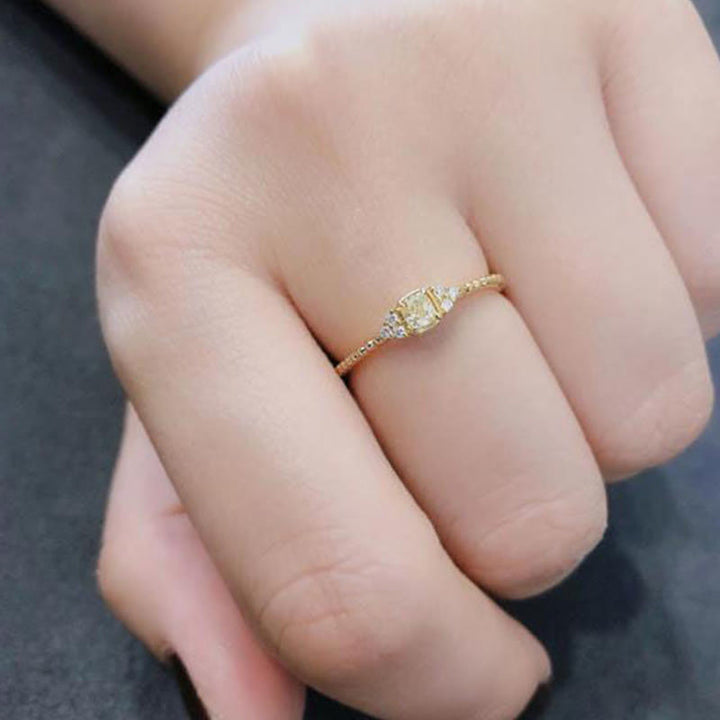 Soft Natural Citrine Ring - Alina-State of Style