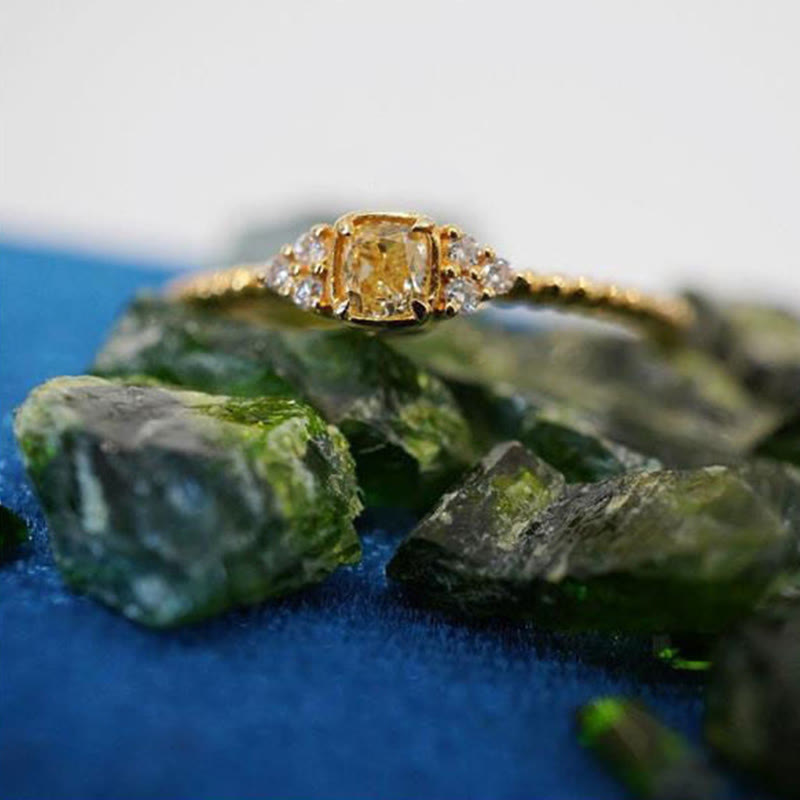 Soft Natural Citrine Ring - Alina-State of Style