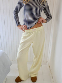 Soft Organic Cotton Lounge Trousers – Sienna-Yellow-XS-State of Style