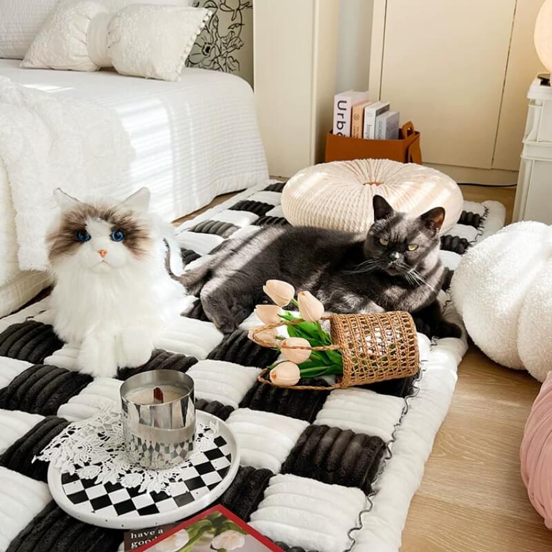 Soft Pet Blanket - CozyCover-Black/white-70cm X 150cm-State of Style