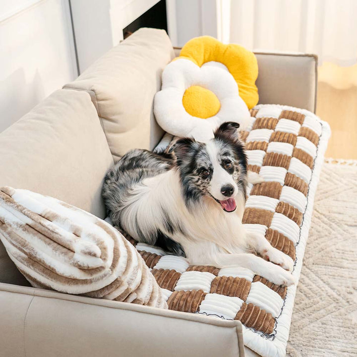 Soft Pet Blanket - CozyCover-Brown/white-70cm X 150cm-State of Style