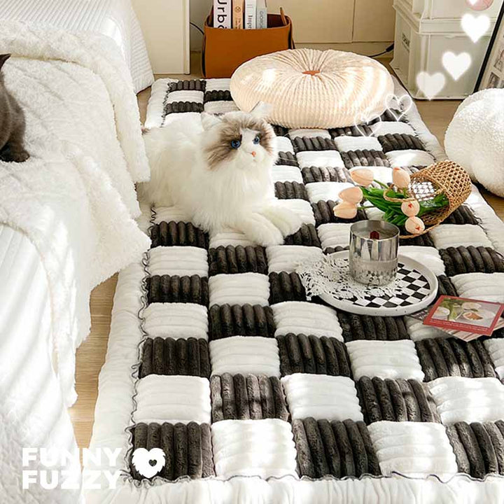 Soft Pet Blanket - CozyCover-Brown/white-70cm X 150cm-State of Style