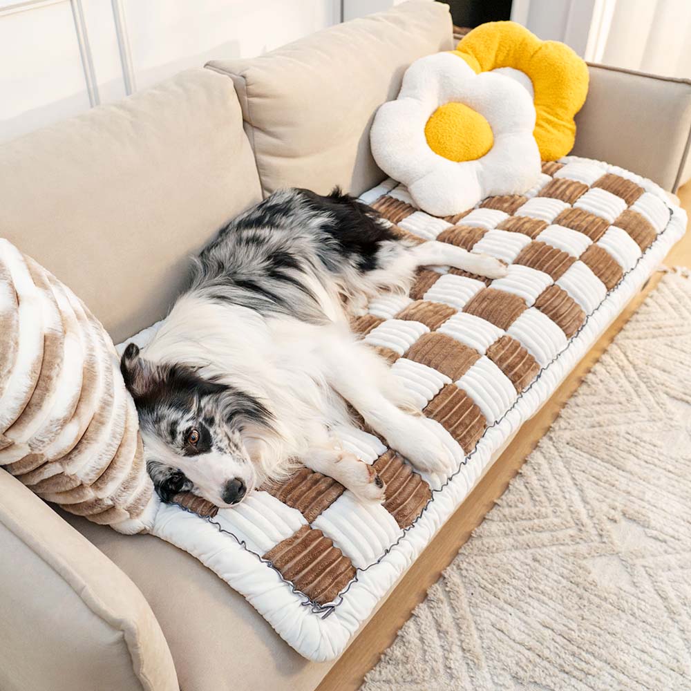 Soft Pet Blanket - CozyCover-Brown/white-70cm X 150cm-State of Style