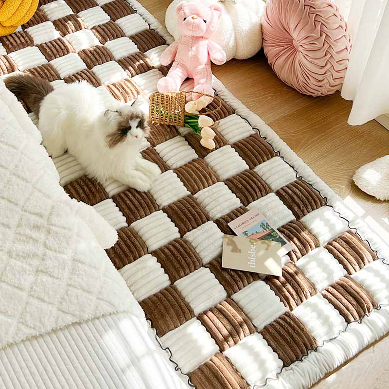 Soft Pet Blanket - CozyCover-Brown/white-70cm X 150cm-State of Style