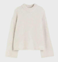 Soft Plain Mohair Women's Sweater - Liv-Apricot-S-State of Style