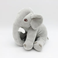 Soft Plush Elephant Cuddle Toy for Babies - TinyTrunk-Grey-State of Style
