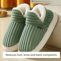 Soft, Warm Slippers - WarmHaven-Green-3.5-State of Style
