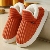 Soft, Warm Slippers - WarmHaven-Orange-3.5-State of Style