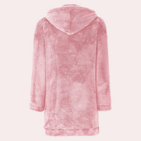 Soft Warm Winter Jumper with Zip for Women - Maëlle-Pink-XS-State of Style