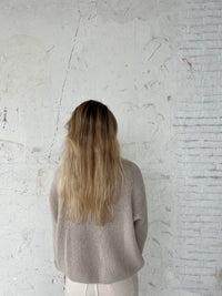 Soft Women's Sweater with Loose Fit - Aurena-Blue-XS/S-State of Style