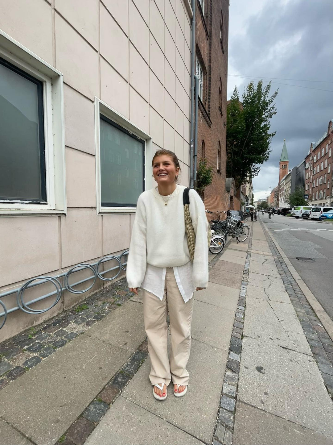 Soft Women's Sweater with Loose Fit - Aurena-Blue-XS/S-State of Style