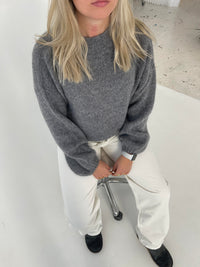 Soft Women's Sweater with Loose Fit - Aurena-Blue-XS/S-State of Style