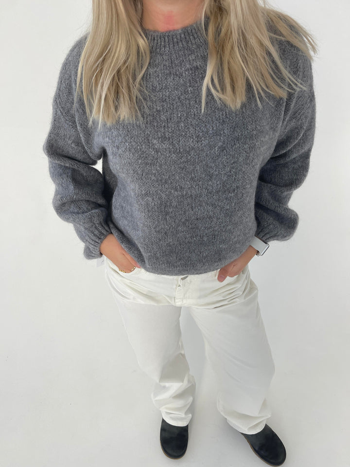 Soft Women's Sweater with Loose Fit - Aurena-Blue-XS/S-State of Style