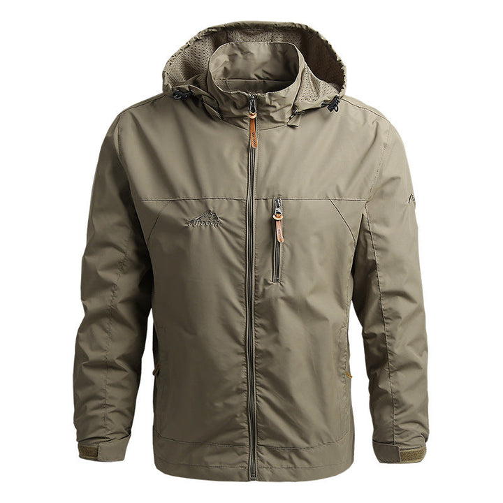 Softshell Jacket Wind & Waterproof - GentShield-Khaki-S-State of Style