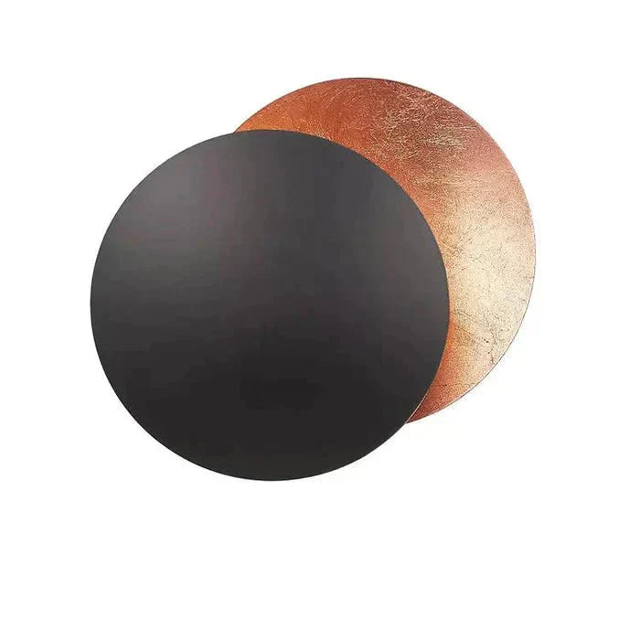 Solar Eclipse Wall Lamp - Solaris-Copper/Black-20 cm-State of Style