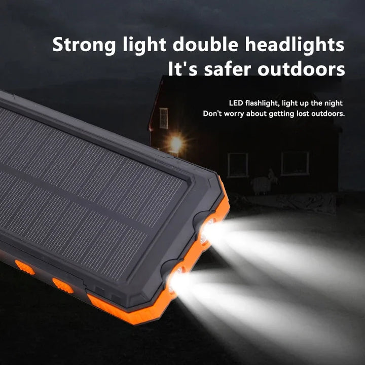 Solar Energy Power Bank with Flashlight - SolarCharge Pro-Green-5000 mAh-State of Style