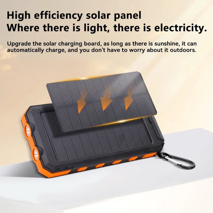 Solar Energy Power Bank with Flashlight - SolarCharge Pro-Green-5000 mAh-State of Style