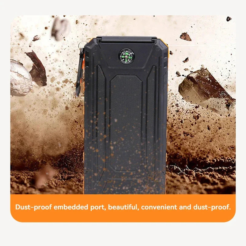 Solar Energy Power Bank with Flashlight - SolarCharge Pro-Green-5000 mAh-State of Style