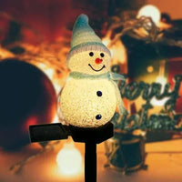 Solar Energy Snowman Lamp - SolarSnow-Red (1+1 Free)-State of Style